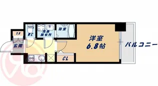 サムティ江戸堀ASUNT【12階】の間取り
