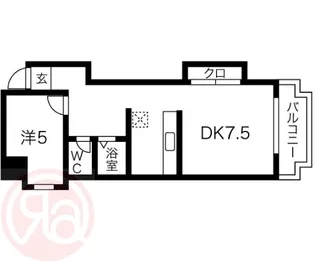 横井第6ビル【65号室】の間取り