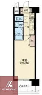 スプランディッド京橋EAST【3階】の間取り