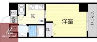 インベスト北梅田【7階】の間取り