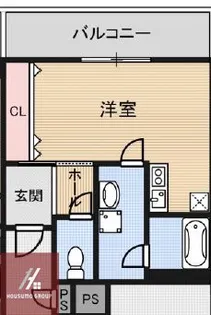 リバーヴィレッジ新森【103号室】の間取り