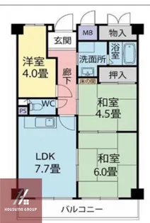 サンハイム今福【2階】の間取り