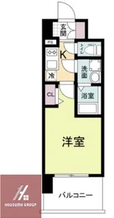 レジュールアッシュ桜宮リバーコート【9階】の間取り