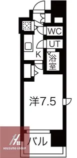 フォーリアライズ天神橋ルーチェ【9階】の間取り