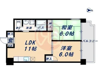 幸田マンション【7階】の間取り