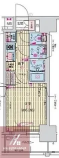 プレサンス扇町駅前【9階】の間取り