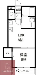 クリエオーレ茨田大宮IV【1階】の間取り