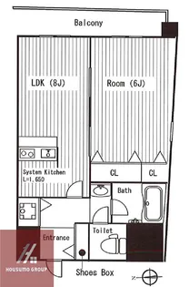 シェ・クララ【3階】の間取り