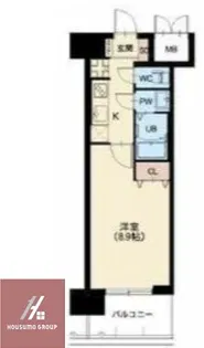 スプランディッド京橋EAST【604号室】の間取り