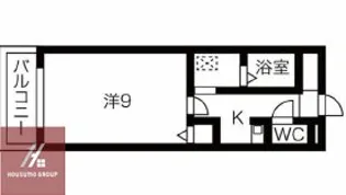おしゃれマンション【2階】の間取り