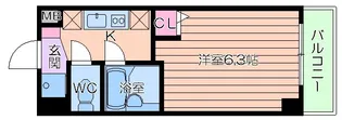 ビジタル丸山通り5【3階】の間取り