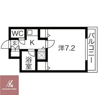 オズレジデンスNOE【6階】の間取り