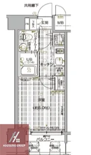 エスリード大阪城【508号室】の間取り