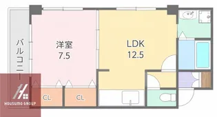 ベルダアーⅡ番館【306号室】の間取り