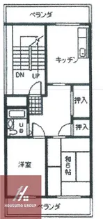 ヤマタカビル【301号室】の間取り