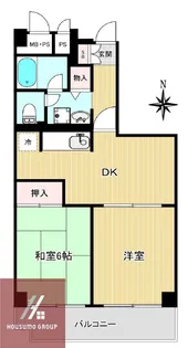 ネオコーポ野江【4階】の間取り