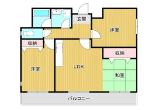 ハーヴェスト今川【4階】の間取り