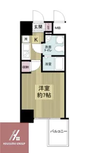 APRILE南森町【3階】の間取り