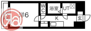 U-ro難波南【2階】の間取り