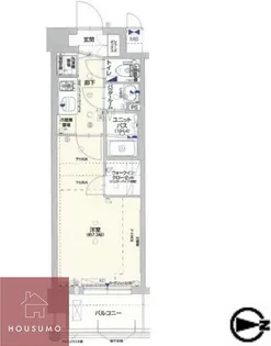 インザグレイス桜ノ宮【703号室】の間取り