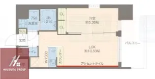 プレジオ城東【8階】の間取り