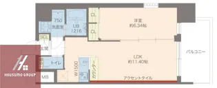 プレジオ城東【3階】の間取り