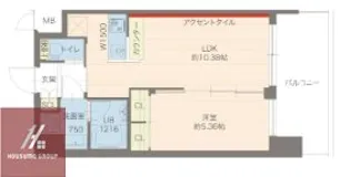 プレジオ城東【1108号室】の間取り