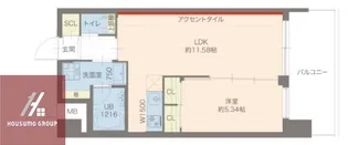 プレジオ城東【705号室】の間取り