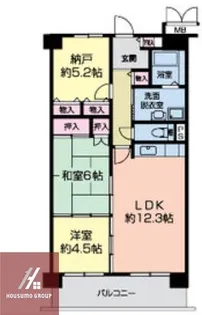 フォレスタ高殿【903号室】の間取り
