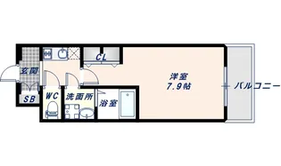 アドバンス大阪フェリシア【10階】の間取り