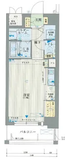 ジュネーゼグラン上本町【3階】の間取り