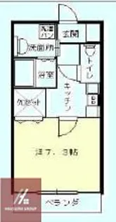 ヴィライイダⅡ【5階】の間取り