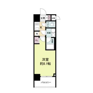 Fortuney大手前【3階】の間取り