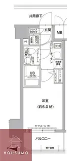 エスリード大阪梅田リュクス【3階】の間取り
