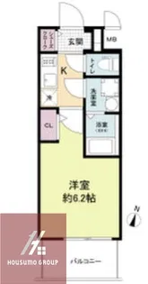 エスリードレジデンス大阪福島シティウエスト【4階】の間取り