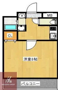 ヴィラナリー太子橋今市【2階】の間取り
