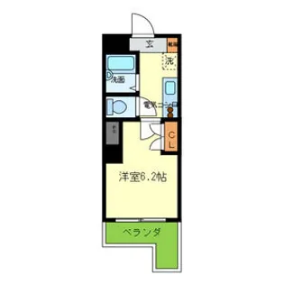 シーダー針中野【5階】の間取り