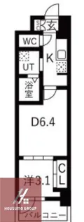 メイクス大阪鶴見【404号室】の間取り
