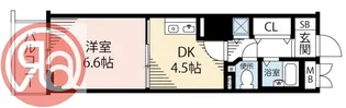 プレサンス千日前通【6階】の間取り