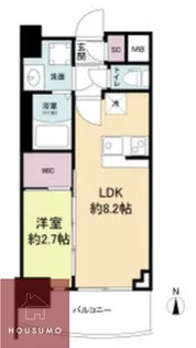 セレニテ天六ミラク【3階】の間取り
