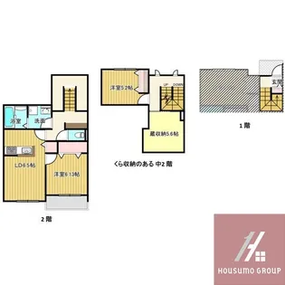 エヴァーガーデン墨江【2階】の間取り