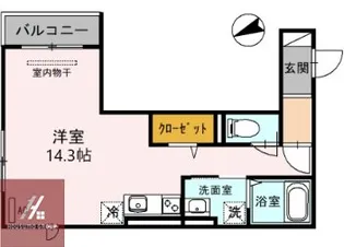 shipieレジデンス京橋【201号室】の間取り