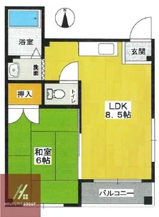 ハイツ加益【302号室】の間取り