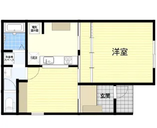 Osaka mille G【1階】の間取り