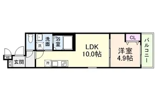 フジパレス杉本町サウス【2階】の間取り