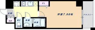 ラヴィータ難波元町【7階】の間取り