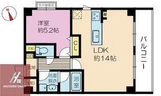 ゼクス中浜【2階】の間取り
