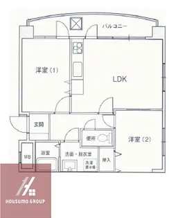 ターミナルサイド太田【5階】の間取り
