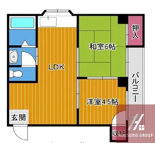 ドムス河堀口【3階】の間取り