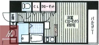 ラ・ペジブル【6階】の間取り